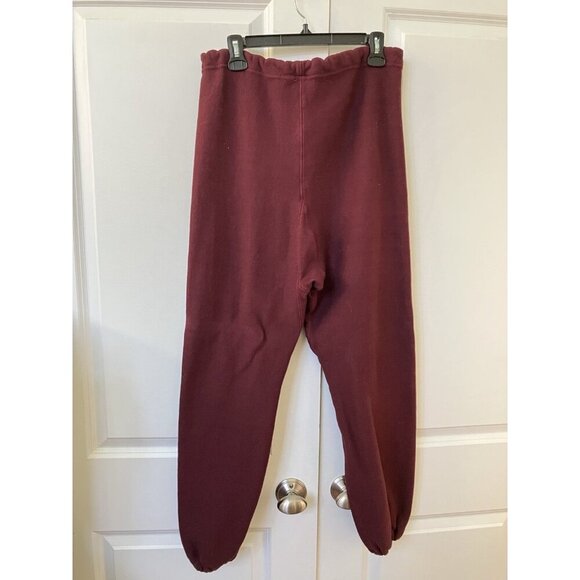 Vintage Champion Reverse Weave Warmup Sweatpants Gusset Mens M Red Made in USA - Picture 4 of 8